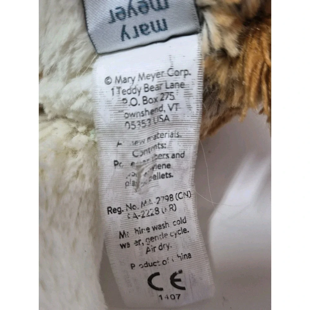 Mary Meyer Flip Flops Plush Stuffed Animal Puppy Dog Tan Brown